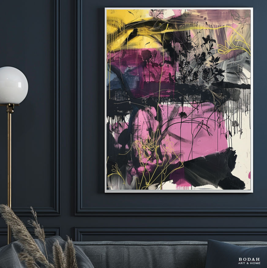 Ethereal Bloom Abstract Print