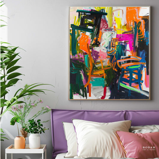 Wild Pop Abstract Art