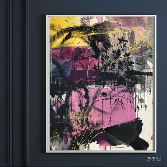 Ethereal Bloom Abstract Print