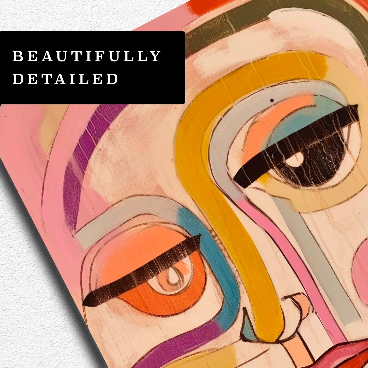 Geo Face Abstract Art