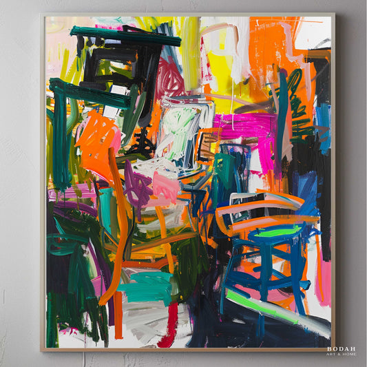 Wild Pop Abstract Art